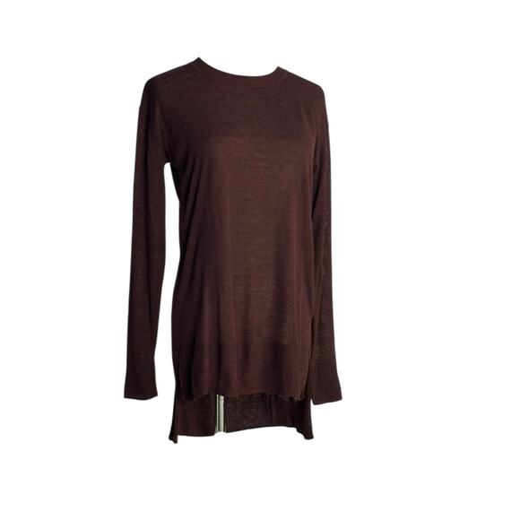 H&M brown long sleeves hi low sweater size XS - Picture 13 of 13